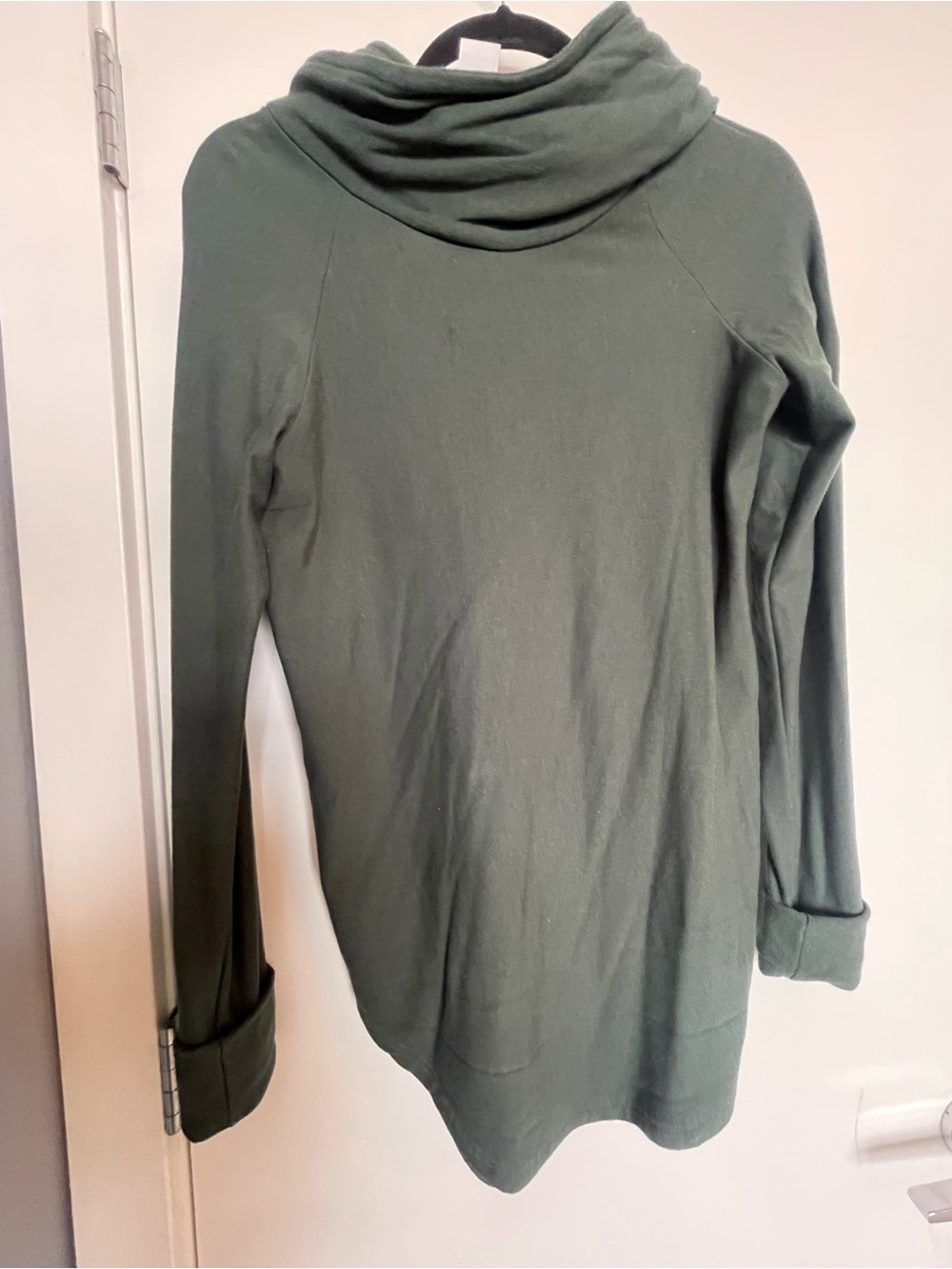 Women’s Forest Green Cowl Neck Hoodie